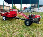 Massive MT-20 Walking Tractor with Rotary Tiller & Plough - 2 Furrow